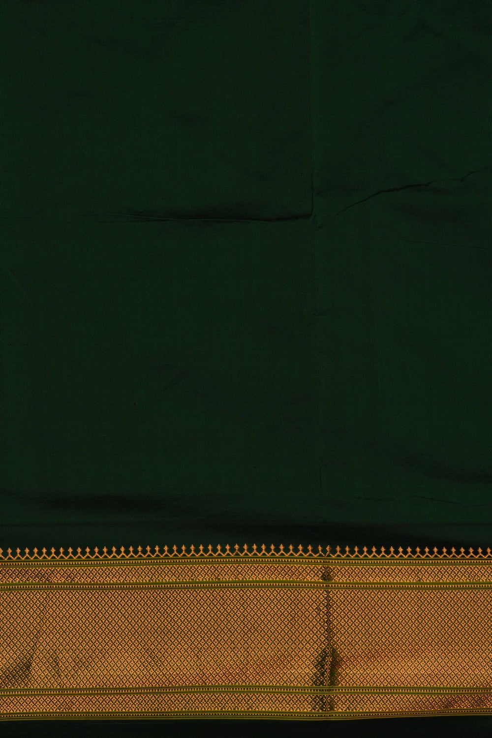 Image of Gadwal Silk Green Saree